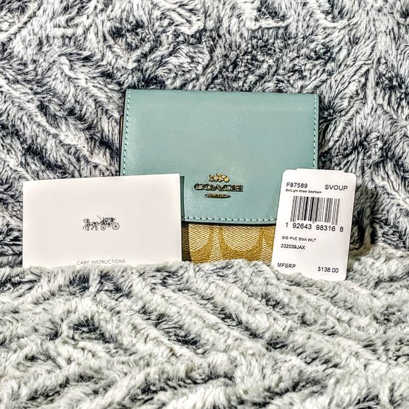 NWT - COACH MINI SAGE CARRYALL IN SIGNATURE CANVAS (F29434) - Picture 10 of 13